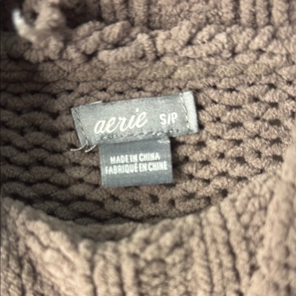 Aerie Mauve Turtleneck Sweater - Picture 7 of 8